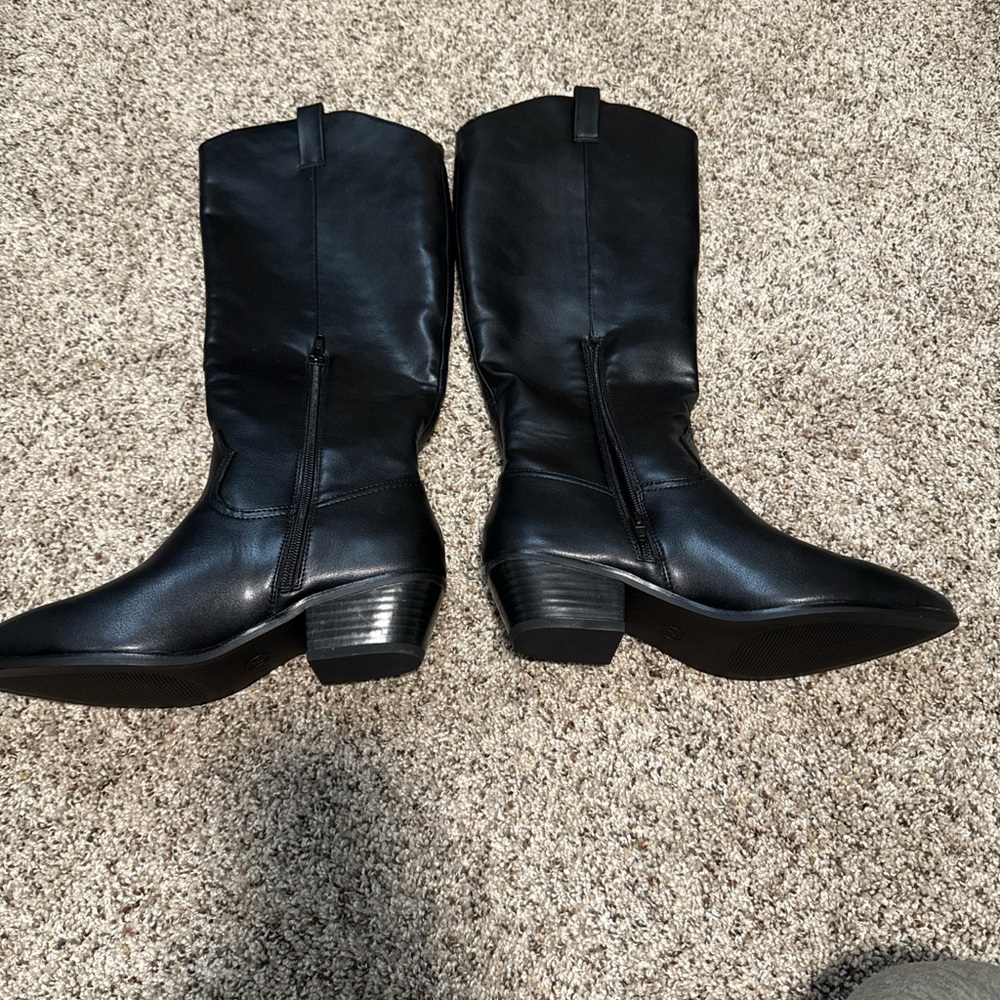 Target Black Heeled Boots for Women